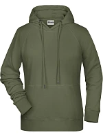 Daiber 8023 Dámská raglánová mikina s kapucí 02.8023 olive Daiber 8023 Dámská raglánová mikina s kapucí 02.8023 olive