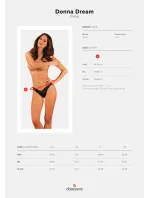 Elegantní tanga Donna Dream thong - Obsessive