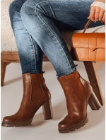 Dámské kozačky CHICMOVE na podpatku velbloudí barvy FashionStreet ZY0577 Dámské kozačky CHICMOVE na podpatku velbloudí barvy FashionStreet ZY0577