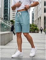 Pánské modré teplákové kraťasy FashionStreet SX2633 Pánské modré teplákové kraťasy FashionStreet SX2633