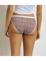 Dámské bavlněné kalhotky 3 ks DIM LES POCKETS COTTON SLIP 3x - DIM - světle hnědá Dámské bavlněné kalhotky 3 ks DIM LES POCKETS COTTON SLIP 3x - DIM - světle hnědá