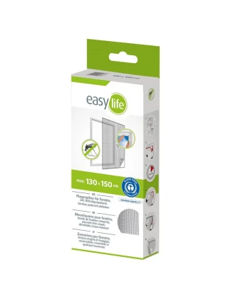 MOSKYTIÉRA DO OKNA 130X150 BÍLÝ POLYESTER + PÁSEK NA SUCHÝ ZIP