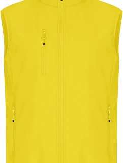 Clique Classic Softshell Vest M Pánská 3-vrstvá softshellová vesta 67.0911 lemon