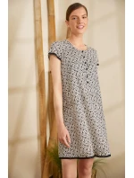 Vamp - Noční košile s potiskem a knoflíčky 14980 - Vamp