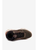 Pánské trekingové boty Wrangler West Men Mid – tmavě zelené