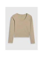 Dámské hladké tričko s dlouhým rukávem 4F 4FRSS25TLONF511-83S