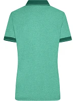 Daiber JN 705 Dámské žerzejové melírované polo 02.0705 green melange/dark green Daiber JN 705 Dámské žerzejové melírované polo 02.0705 green melange/dark green