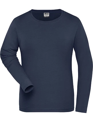 Daiber JN 1803 Dámské pracovní elast. tričko - Solid 02.1803 navy