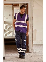 Yoko HVW 120 Hi-Vis síťovaná bezpečnostní vesta 79.W120 navy Yoko HVW 120 Hi-Vis síťovaná bezpečnostní vesta 79.W120 navy