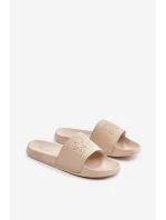 Pěnové Dámské Pantofle Big Star OO274043 Béžové