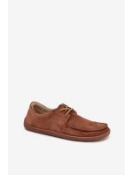 Dámské polobotky typu barefoot z přírodního semiše Zazoo 327 hnědé Dámské polobotky typu barefoot z přírodního semiše Zazoo 327 hnědé
