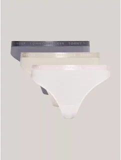 Dámská tanga 3 PACK UW0UW04480 0R4 vícebarevné - Tommy Hilfiger