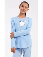 Dětské pyžamo dlouhé Tučňák