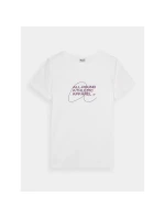 Dámské tričko s potiskem 4F 4FRSS24TTSHF2499-10S