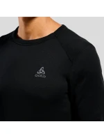 Pánské tričko Odlo BL TOP crew neck l/s ACTIVE WARM ECO velikost L Black