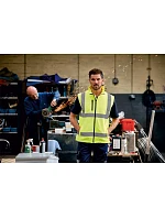 Yoko HV 006 Hi-Vis softshellová vesta 79.V006 hi vis yellow/navy Yoko HV 006 Hi-Vis softshellová vesta 79.V006 hi vis yellow/navy