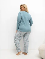 Pyžamo DU KN FP 502.97 tmavě mátové