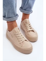 Dámské béžové látkové tenisky Staneva Dámské béžové látkové tenisky Staneva