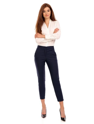 Dámské kalhoty 118959 tmavě modré - Cabba