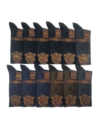 PONOŽKY 12617 SE SMĚSÍ VLNY