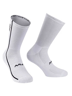 Cyklistické ponožky NORTHWAVE Apres Race Sock, bílé