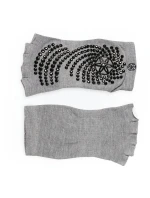 Protiskluzové ponožky na jógu bez prstů GAIAM 63708 Protiskluzové ponožky na jógu bez prstů GAIAM 63708