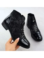 Dámské boty Bagger s ponožkou černé Sabatina