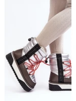 Šnekové Dámské Na Tlusté Podrážce Veganské D.Franklin DFSH371006 Stříbrné Šnekové Dámské Na Tlusté Podrážce Veganské D.Franklin DFSH371006 Stříbrné