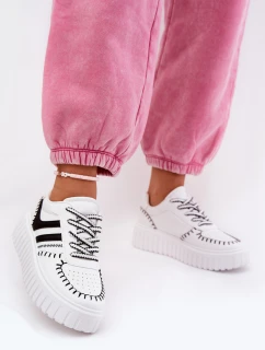 Dámské Tenisky Na Platformě Bílo-Černé Ofenale