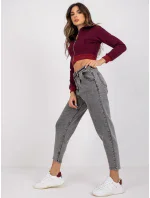 Džínové kalhoty MR SP 255.56P tmavě šedá