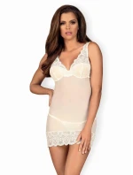 Jemná košilka 853 - CHE white - Obsessive Jemná košilka 853 - CHE white - Obsessive