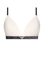 Krajková vyztužená podprsenka 164298 1P216 00010 bílá - Emporio Armani Krajková vyztužená podprsenka 164298 1P216 00010 bílá - Emporio Armani