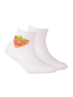 TENKÉ PONOŽKY BARVA 6-11 LET DÍVKY BÍLÁ 27/29 TENKÉ PONOŽKY BARVA 6-11 LET DÍVKY BÍLÁ 27/29