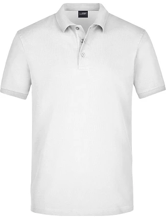 Daiber JN 710 Pánské elastické piqué polo 02.0710 white Daiber JN 710 Pánské elastické piqué polo 02.0710 white