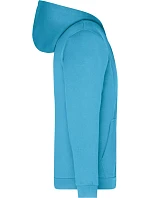 Daiber JN 756 Pánská mikina s kapucí 02.0756 turquoise Daiber JN 756 Pánská mikina s kapucí 02.0756 turquoise
