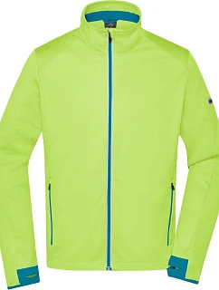 Daiber JN 1126 Pánská 3-vrstvá sportovní softshell bunda 02.1126 bright yellow/bright blue