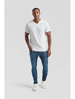 Fruit of the Loom Valueweight V-Neck T Tričko s výstřihem do V 16.1066 heather grey