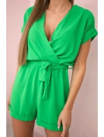 Krátký overal zavazovaný v pase Krátký overal zavazovaný v pase