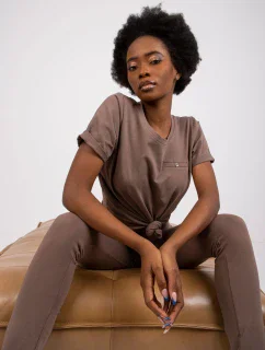 Tričko RV TS 4838.73P hnědá