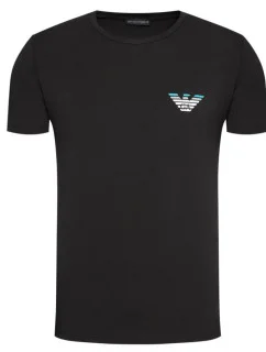 Pánské triko krátký rukáv - 110853 2R525 00020 - černé - Emporio Armani