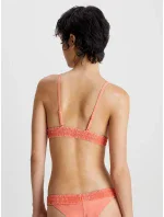 Dámský vrchní plavkový díl bikin KW0KW01974 SM9 korálová - Calvin Klein