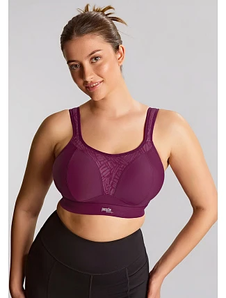 Sportovní podprsenka Panache 7341 34 DD Bordó