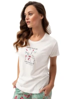 Dámské pyžamo 641 cream - Luna