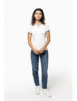 Kariban K 252 Dámské kontrastní piqué polo 20.K252 red/white/navy Kariban K 252 Dámské kontrastní piqué polo 20.K252 red/white/navy