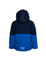 Dětská zimní bunda s kapucí Trollkids Kids Gryllefjord nepromokavá modrá/zelená (365-100)