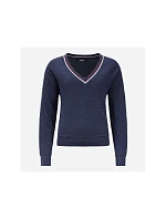 Dámský svetr ROSSIGNOL W Knitted V Neck, tmavě modrý Dámský svetr ROSSIGNOL W Knitted V Neck, tmavě modrý
