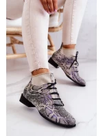 Dámské kozačky Suede Snake Maciejka 04744-03 Béžové