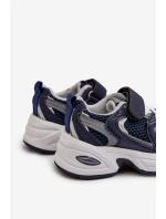 Dětské Sportovní Boty Tenisky Na Suchý Zips Modré Rulagia