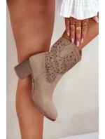 Boty na podpatku model 209416 Step in style Boty na podpatku model 209416 Step in style