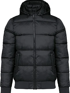 Kariban K 6166 Bunda ripstop s kapucí 20.6166 black